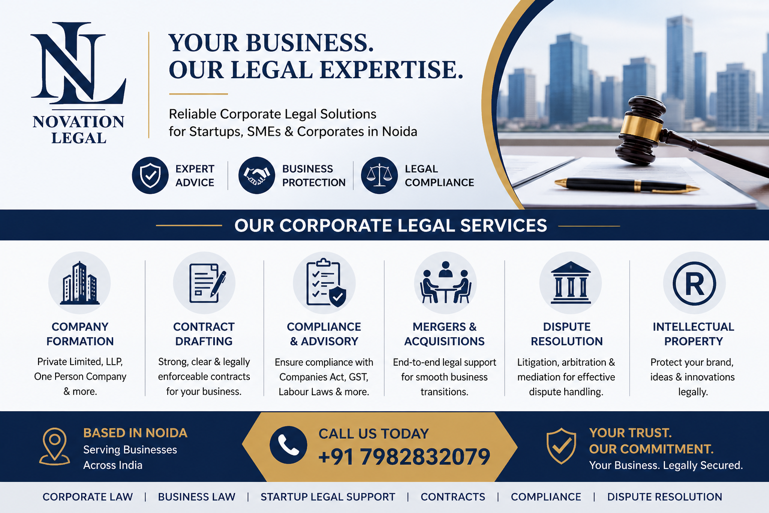 How Much Does a Corporate Lawyer Cost in Noida? (2026 Pricing Guide)