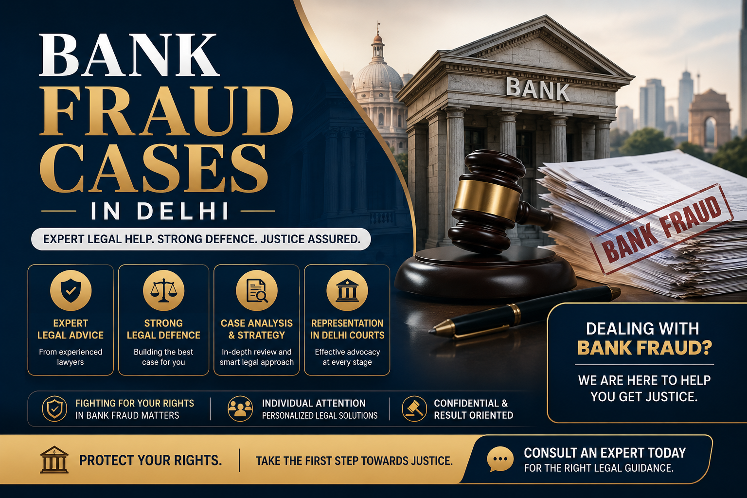 Bank Fraud Cases in Delhi: Legal Help & Defense