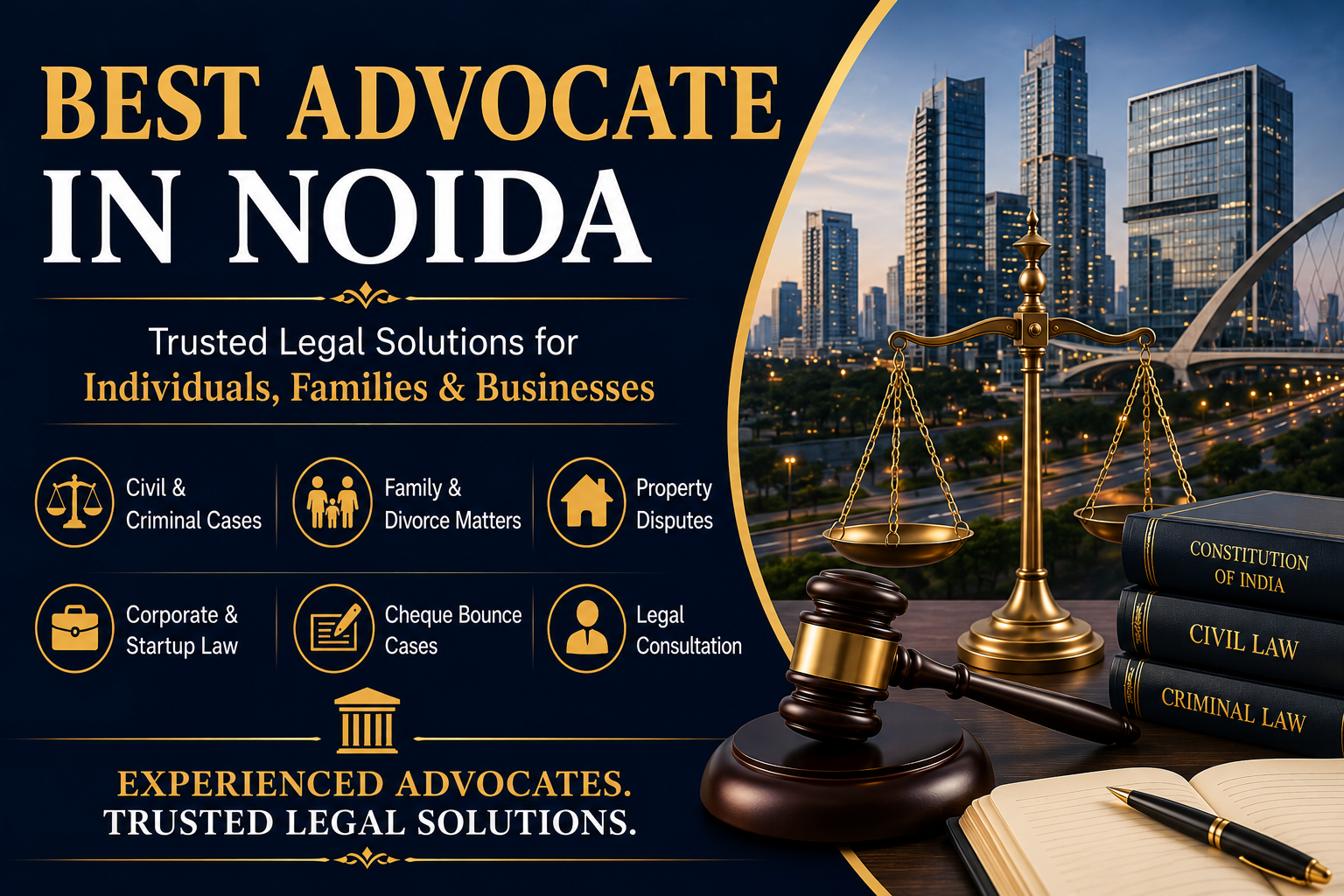 Best Advocate in Noida | Trusted Legal Services by Novation Legal